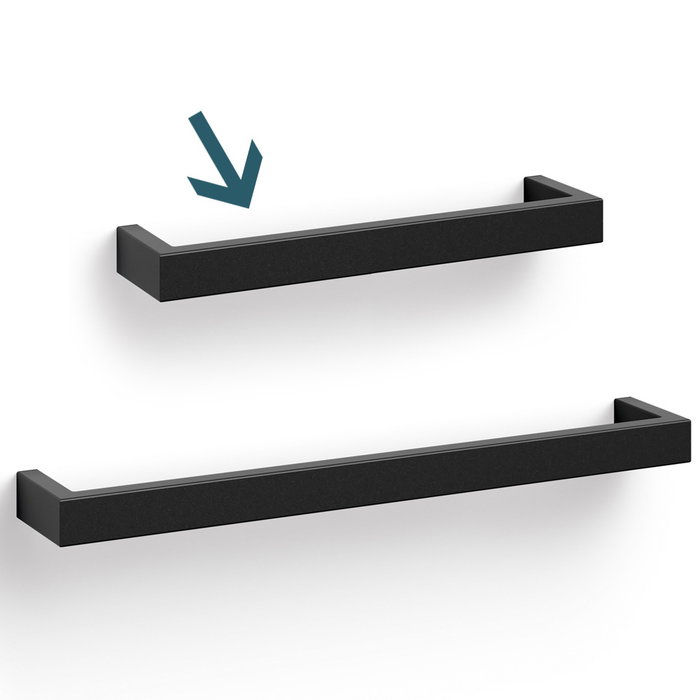 Zack Barra Toalla Negro 46,5 cm